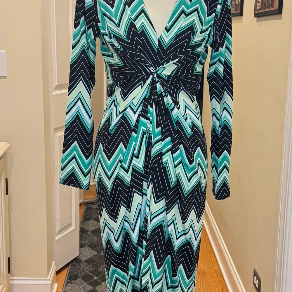 Leota Chevron Patterned Dress